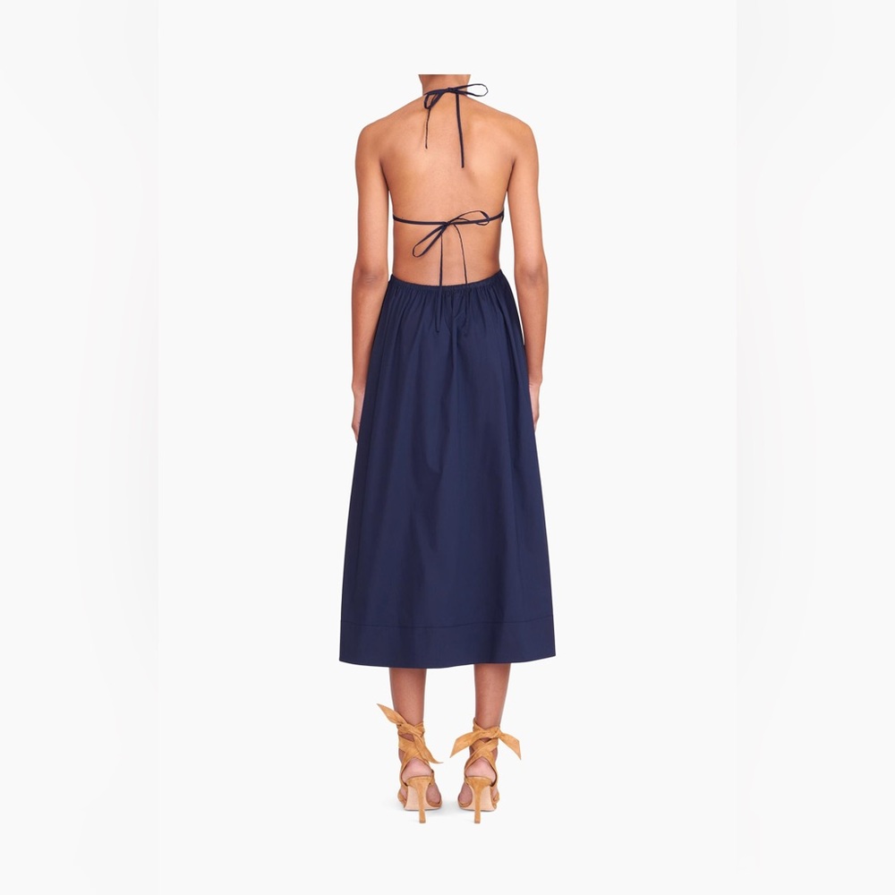 STAUD Vanessa Side Cutout
Stretch Cotton Halter Dress - Picture 3 of 7